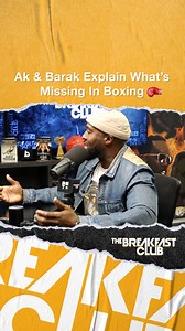 8.8K views · 84 reactions |  What Is boxing missing ? 樂  @BoxingwithAk & @BoxingBully address the elements that would benefit the world of boxing. Listen in & Check out the full interview on @Youtube ! . Follow @breakfastclubam  | Breakfast Club | Facebook