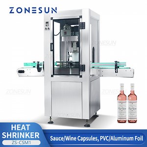 [Hot Item] Zonesun Zs-Csm1 Bottleneck Capsule Heat Shrink Sealing Machine for Wine Whiskey Bottles PVC or Aluminum Foil Type with Dual Options