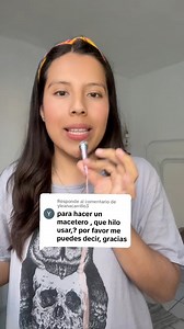 Que hilo recomiendo para maceteros de macramé | Carey macrame