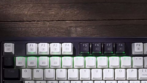 Redragon K673 PRO 75% Wireless Gasket RGB Gaming Keyboard, 3-Modes 81 Keys Compact Mechanical Keyboard Hot-Swap Socket, Dedicated Knob Control and Sound Absorbing Pads, Linear Red Switch