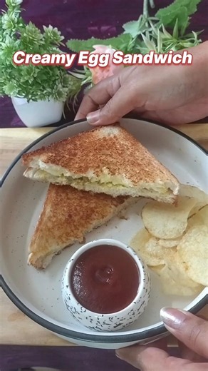 Street Style Egg Sandwich Recipe🥪❤️ #trending #food #recipe #boiledeggsandwich