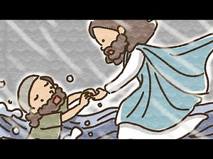 水の上を歩く