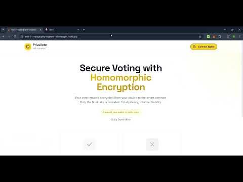 Private Voting dApp