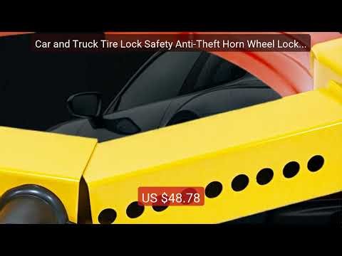 Car and Truck Tire Lock Safety Anti-Theft Horn Wheel Lock Por... — Amazing Value 2026 | Must Have!
