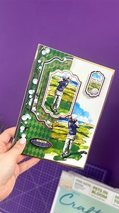4.7K views · 69 reactions | Make a card with the Sporting Pastimes Collection! 朗⛳️ #craftingideas #craftingeek #crafts #cardmaking #crafting #crafty #fyp #tutorial #howto #craftingtutorials | Hunkydory Crafts | Facebook