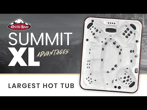 The Largest and one of the most Popular Arctic Spas is the Summit XL