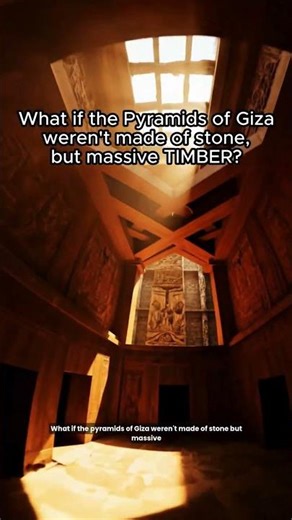Pyramids of Giza Built with Wood? 🪵 Ancient Egypt Reimagined!