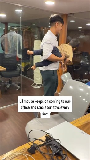 ʀᴀᴍɴᴇᴋ ᴄʜʜɪᴘᴀ | We swear we don’t hurt him lil mouse starts crying loud af for attention we gotta throw him out of the office every day ffs. He has dipped... | Instagram