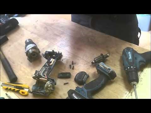 Makita 18V DHP458 BHP458 cordless drill disassemble