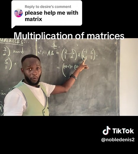 Understanding Matrix Multiplication with Worked Examples