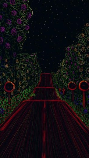 I Like Being In Silence - "CM-2011 Road" digital painting