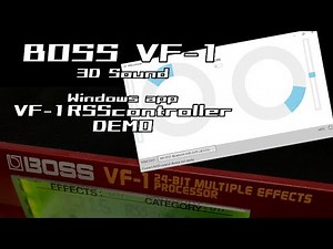 VF-1RSScontroller app DEMO / Control BOSS VF-1 RSS 3D SOUND