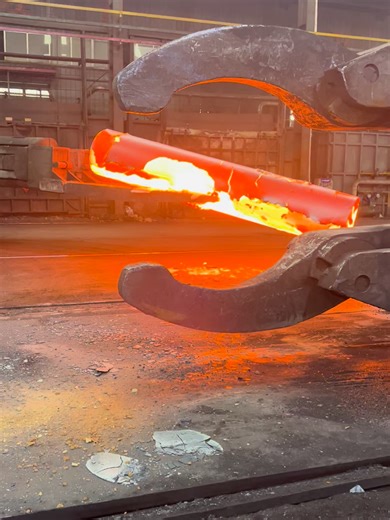 Open-Die Forging of Large Industrial Steel Shafts
