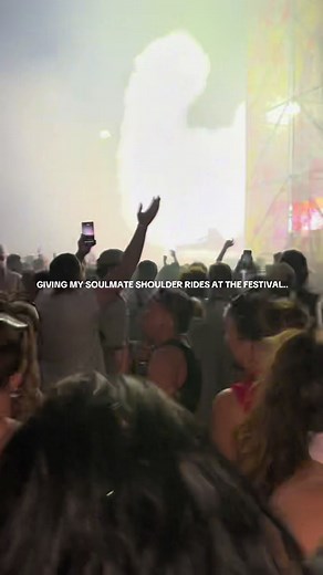 Enjoying Shoulder Rides at the Festival