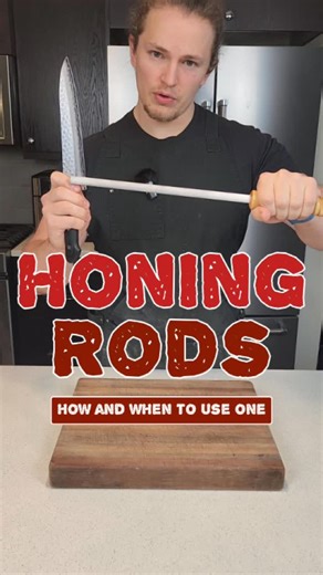 Honing rods: When to use them, how to use them, and why they’re not the same as sharpening. Keep your knives cutting clean and your prep effortless. If your knife still feels dull after honing, it’s time to hit the whetstone. Subscribe for more quick kitchen tips and join the newsletter for recipes and finishing touches that actually make a difference. | Barbell Quisine