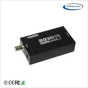 [Hot Item] Convertidor de Mini SDI a HDMI, 3G/HD-SDI a adaptador de audio y video HDMI Full HD 1080P para cámara CCTV mostrando en pantalla HDMI