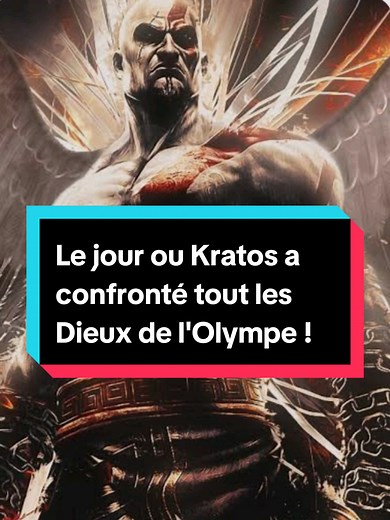Kratos affronte les dieux de l'Olympe en pleine bataille