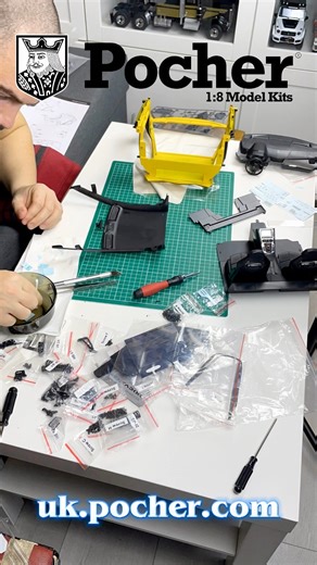 14K views · 152 reactions | Building up the 1:8 scale Lamborghini Aventador from Pocher | AC Collection | Facebook