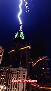 3.7K views · 351 reactions | Lightning Clock Tower  | Fares Creations | Facebook