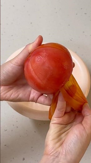 토마토 껍질 쉽게 벗기는 방법