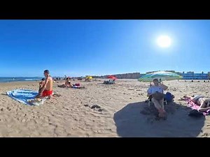 VR360 8K | Beach Walking |3D Walk along the Beach Patacona| 29 05 2024