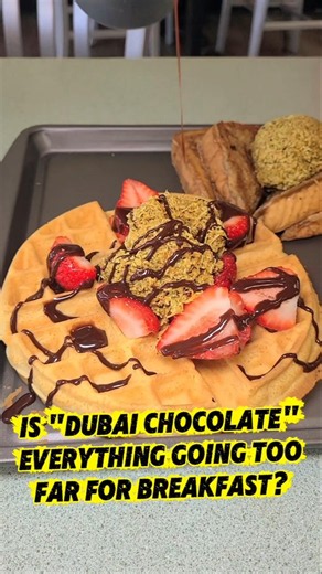 "Dubai Chocolate Everything" Breakfast Challenge in Hemet