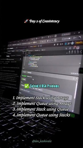 Day 2 | Stack & Queue Implementation Problems | Java DSA | LeetCode