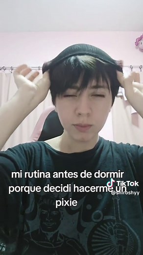 Rutina Cabello Corto Pixie Antes de Dormir