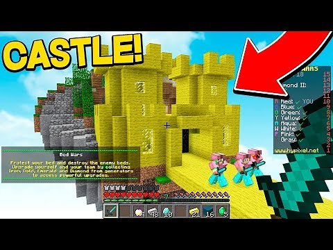 BUILDING WORLD'S BIGGEST CASTLE IN MINECRAFT BED WARS! (MINECRAFT EDUCATION EDITION)