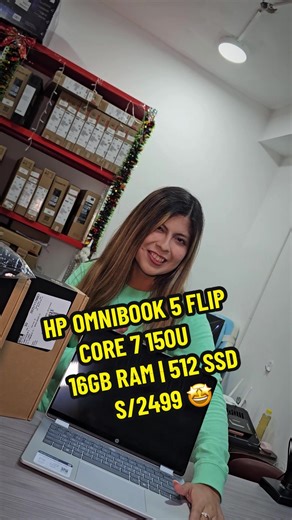 💰 S/ 2499 🔥 HP OMNIBOOK FLIP 5 FLIP X360 🔥 ¿Laptop o tablet? 👉 ¡Las dos en una! ✨ Especificaciones TOP: ⚡ Intel Core 7 150U 🧠 16GB de RAM (ideal para multitarea) 💾 512GB SSD ultra rápido 👆 Pantalla 14” FHD TÁCTIL 🔄 Diseño X360 Flip (laptop tablet) 🪟 Windows 11 Original 💼 Perfecta para trabajo, estudios, clases virtuales y productividad diaria 🚀 Rápida, elegante y versátil 📲 Escríbenos 51 926718621 📦 Válido hasta agotar stock ⚠️ 📍Av Bolivia 180 CC Wilson Plaza Piso 3 Tda 319 🇵🇪💻 
