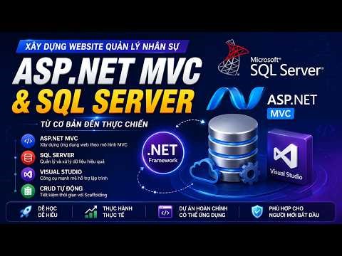 ASP.NET Web Application MVC with SQL Server - Ep1