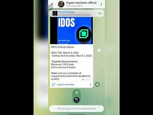 Unlock $IDOS Airdrop Rewards - Meet these eligibility criteria or lose everything