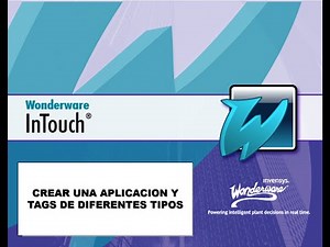 Creacion de Aplicacion Intouch - Ventana y Tags