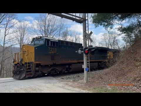 Massive CSX Coal Train Captured on 3:27:26