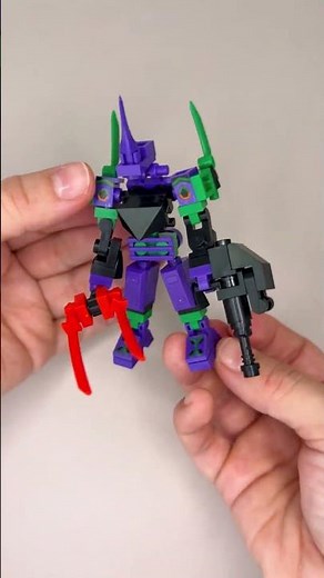Building a Custom LEGO Mech: EVA Unit-01 Inspired MOC! #lego #legomoc
