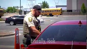 "On videos, I pull people over, just like I do in real life." On this week's episode of "Fridays With Frank," Deputy Sloup gave one motorcyclist a ticket, but another biker was happy to see the blue Charger light up behind him. | Pinal County Sheriff's Office