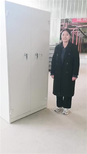 Factory Customized 2 Door Fireproof Filing Cabinet Fire Resistant Steel Cupboard for Office Bank Use Fire Safe