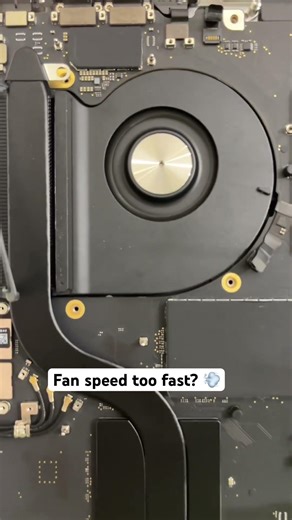 MacBook Pro M4 Fan spinning too fast? #tech