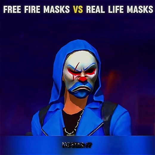 Free Fire Maska VS Real lifre Ma...?