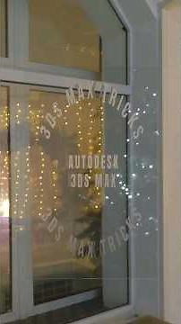 Vray Blend Mtl | How to write text on glass in 3d's max🔥 #3dsmax #vray #3dsmaxtutorial