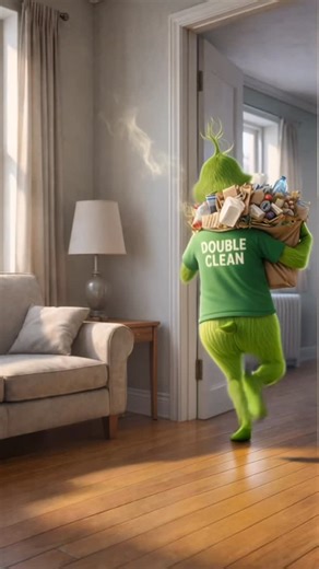 Double Clean Inc. on Instagram: "Wouldn’t it be cool if the Grinch stole not Christmas, but the dirt from your apartment instead? 😏 Good news - Double Clean does exactly that 🧹✨ No magic. Just clean."