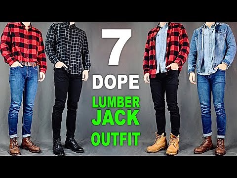 7 Super Dope LUMBERJACK Outfits for Men
