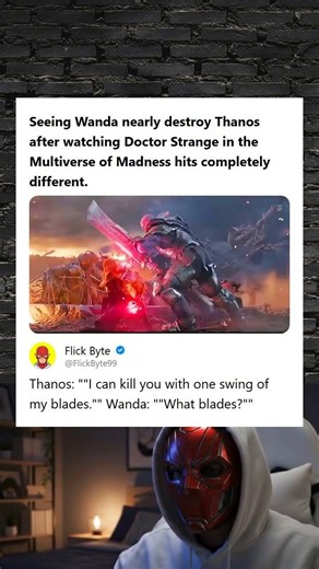 Wanda Nearly Destroys Thanos Scene After Multiverse of Madness Analysis