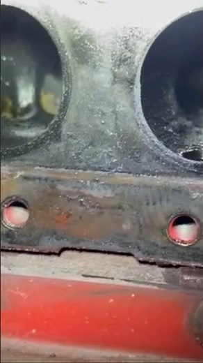 Cracked Cylinder Head. X15 Cummins. Common Issue. Coolant Found In Exhaust Ports