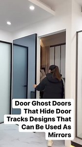 3.8K views · 109 reactions | Door Ghost Doors That Hide Door Tracks Designs That Can Be Used As Mirrors | Window Home | Facebook