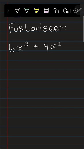 Graad 10 Wiskunde: Faktoriseer. #algebra #education #wiskunde #igniteeducate | IgniteEducate