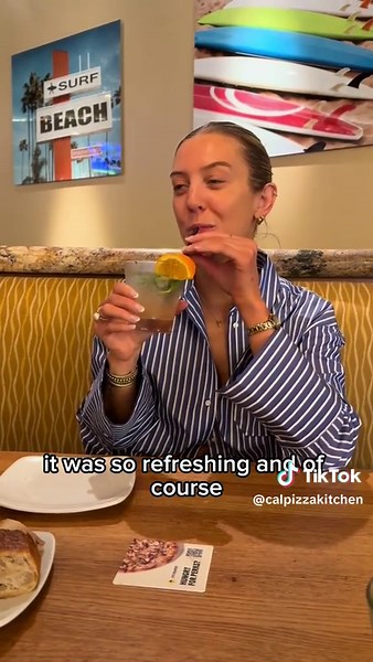 CPK reminds @Lauren of the best times of her childhood, so of course she had to stop by and try out our latest menu additions. ✨ #CPK #CaliforniaPizzaKitchen #TostadaPizza #GreenChiliEnchiladaPizza #CasaPaloma