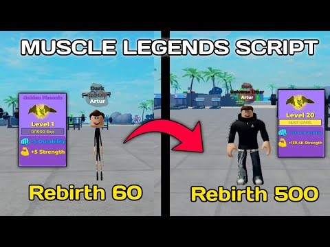 [OP🔥] Muscle Legends Script | GenX | Pet Glitch | No key | 💪 I finally Reach 500 Rebirth! 💪