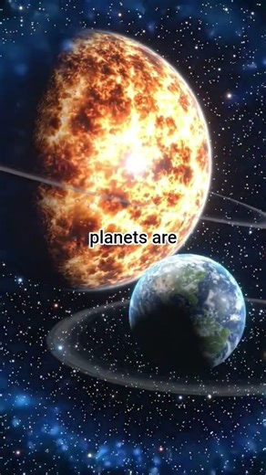 Why Planets Don’t Fall Into the Sun ☀️#space #facts #solarsystem #shorts