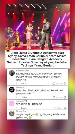 Apri DA7 Duet Nyanyi Sama Toton Caribo #aprilda7 #totoncaribo